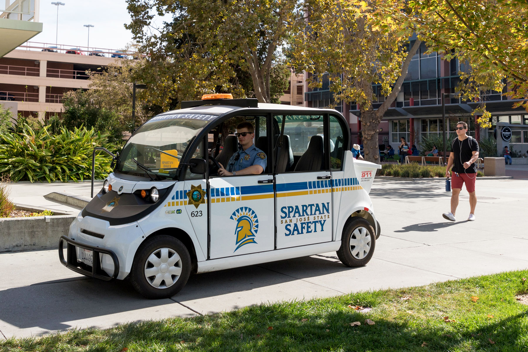 Spartan Safety escort is available up to two blocks from campus.