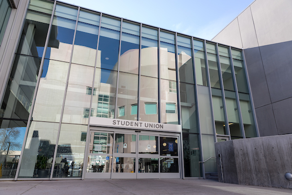 Exterior of Student Union building