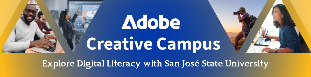welcome banner for Adobe Creative Campus