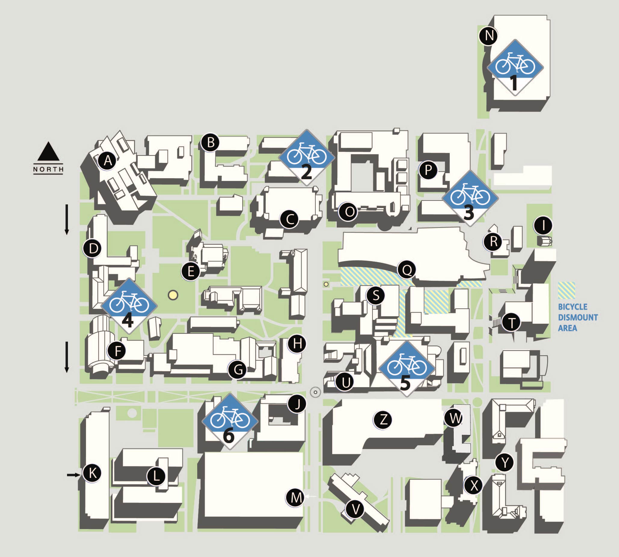 Bike Enclosure Location Map