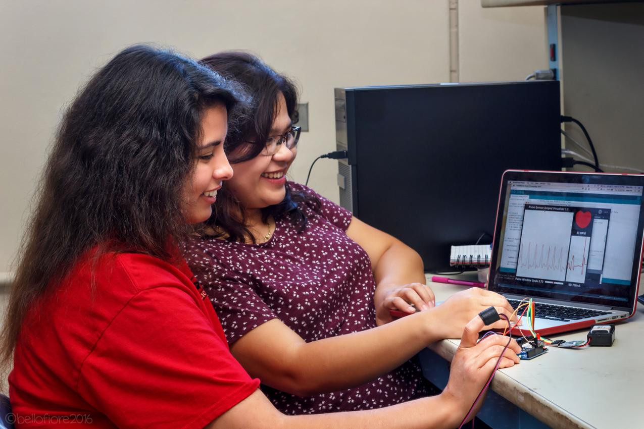 Students in the BME lab