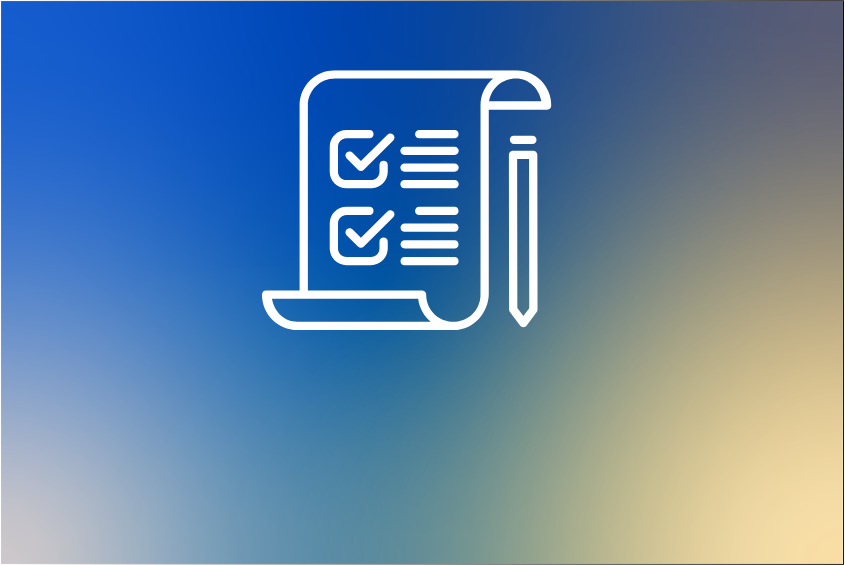 Icon graphic of a formal document.