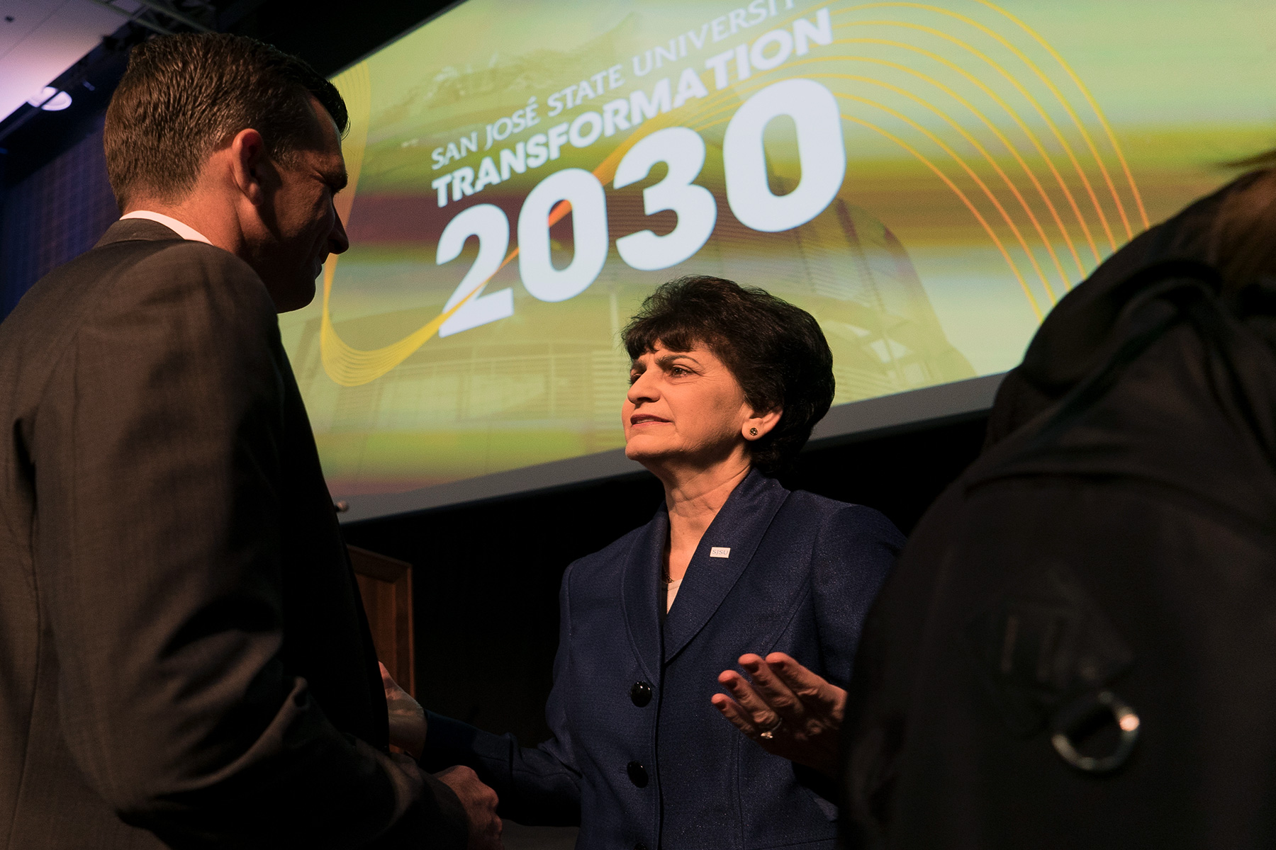 SJSU President at Transformation 2030 event