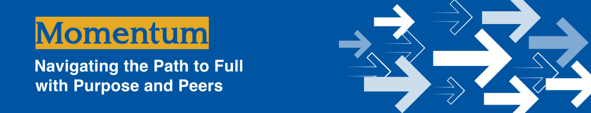 The Momentum program banner