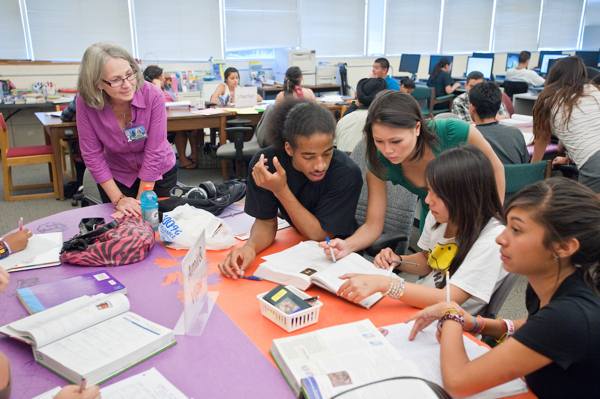 students in classroom