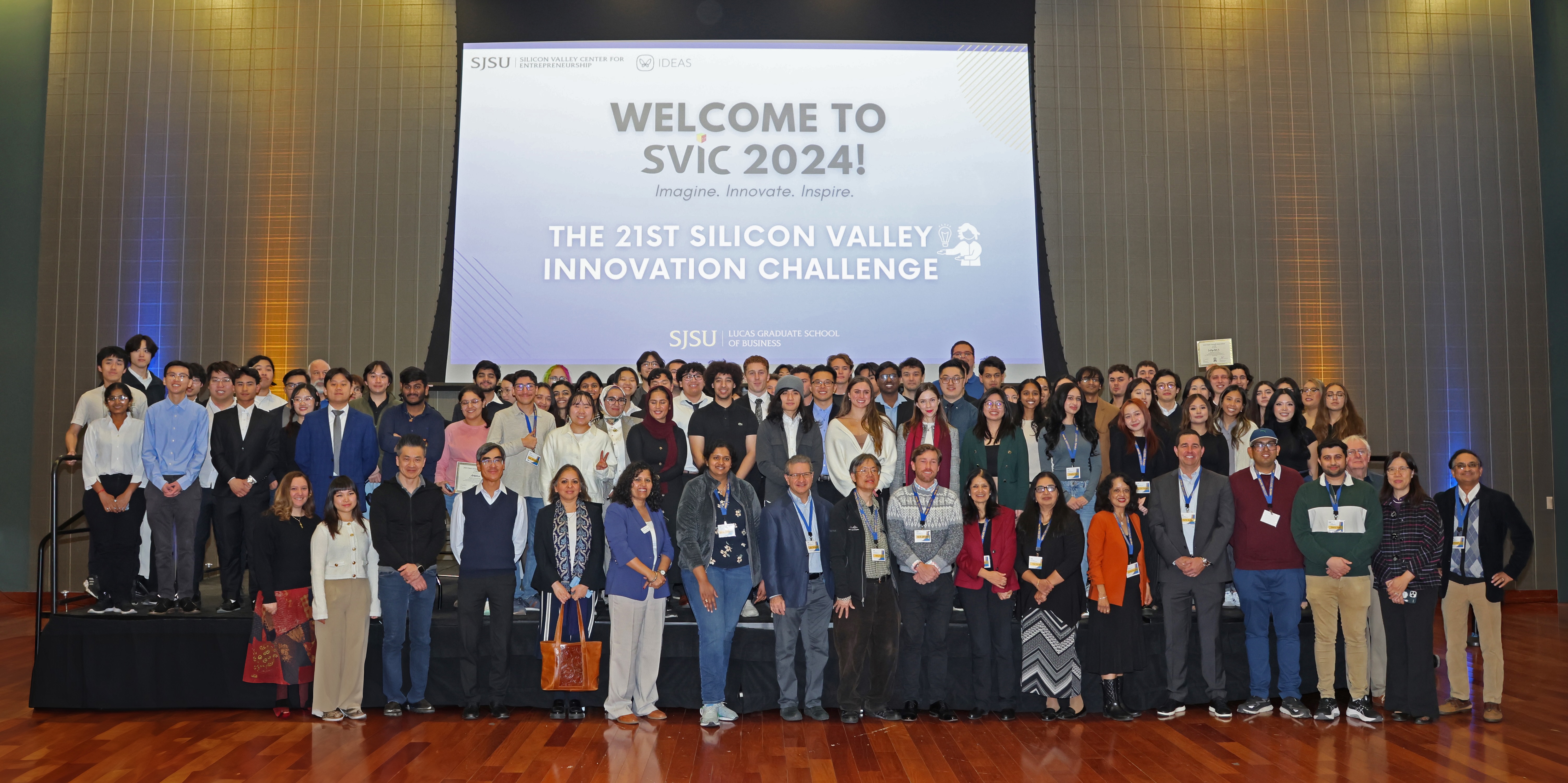 Group photo of the the 2024 SVIC winners