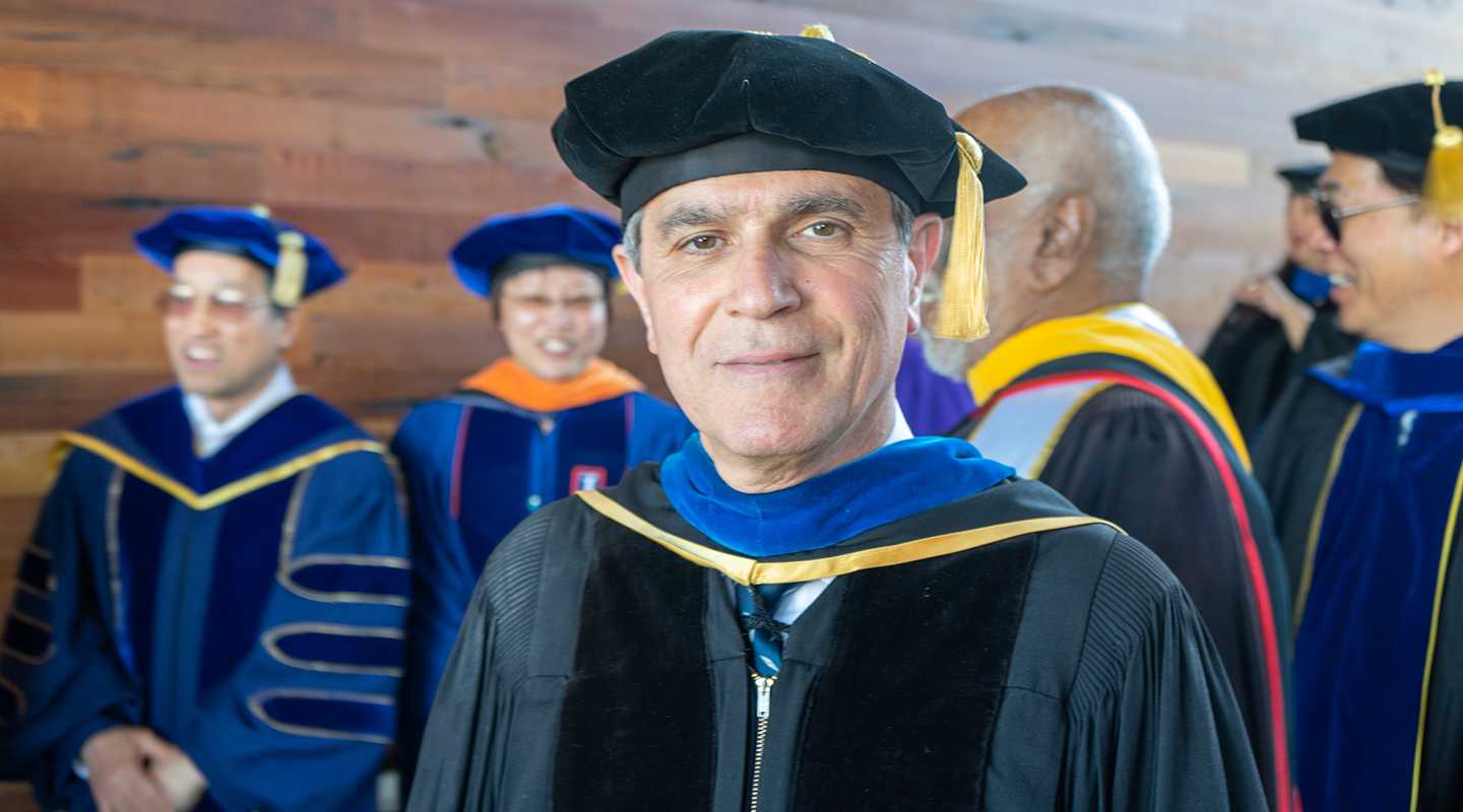 Faculty at Commencement