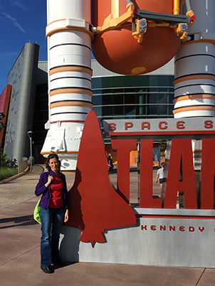 Lucia at Kennedy Space Center