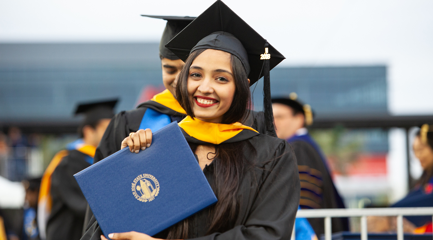 Student Graduating