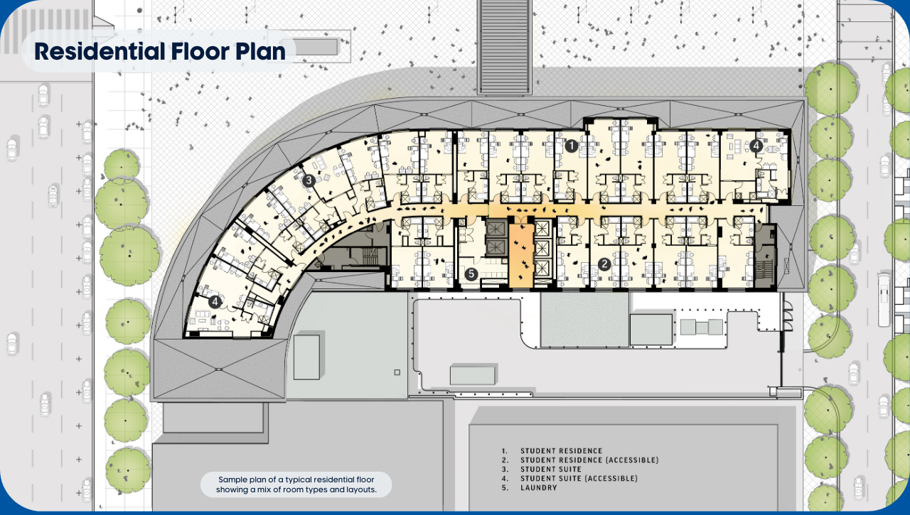 Sample residential floor plan 