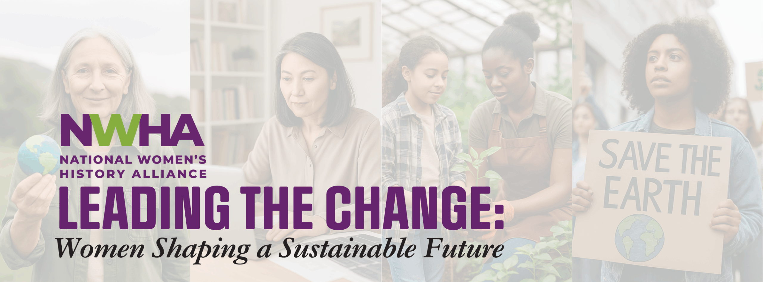 Pictures of various women of ages and races.