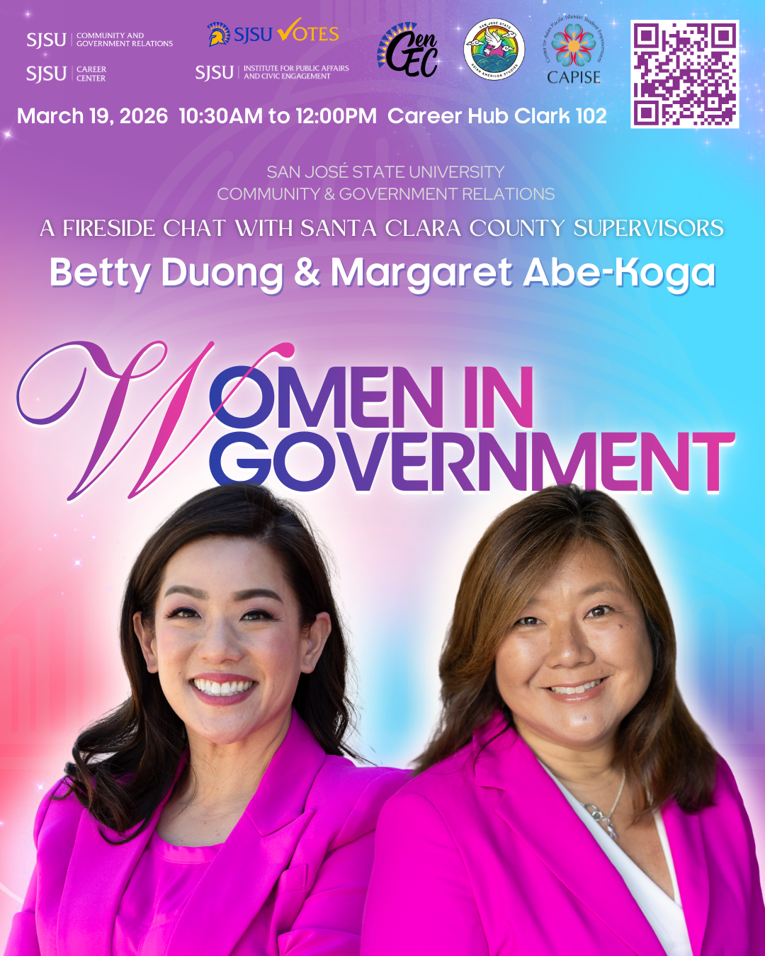 Portraits of Supervisors Betty Duong and Margaret Abe Koga
