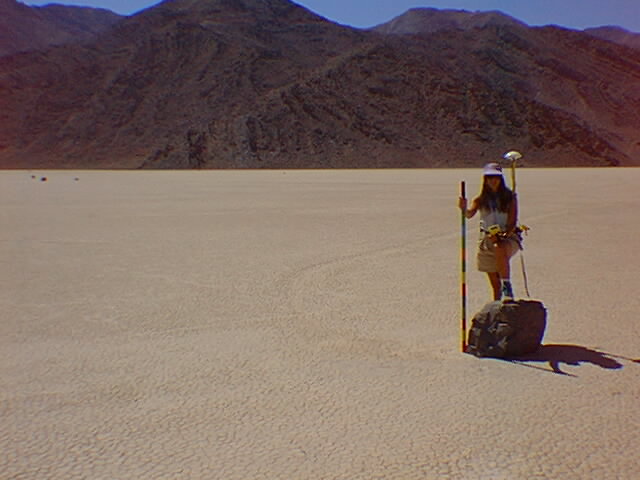 Paula Messina on the Racetrack Playa