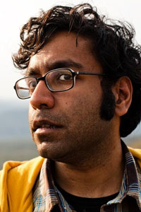 Portrait of political comic Hari Kondabolu