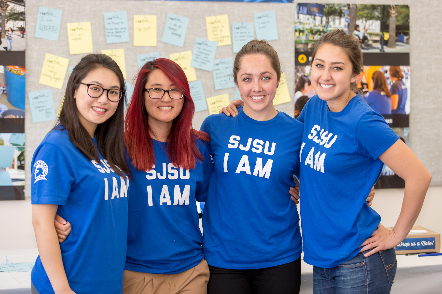 Happy SJSU students