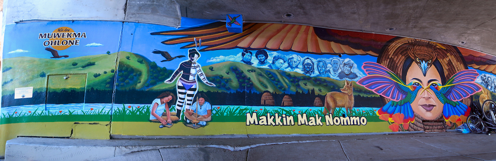 we are still here muwekma ohlone mural.