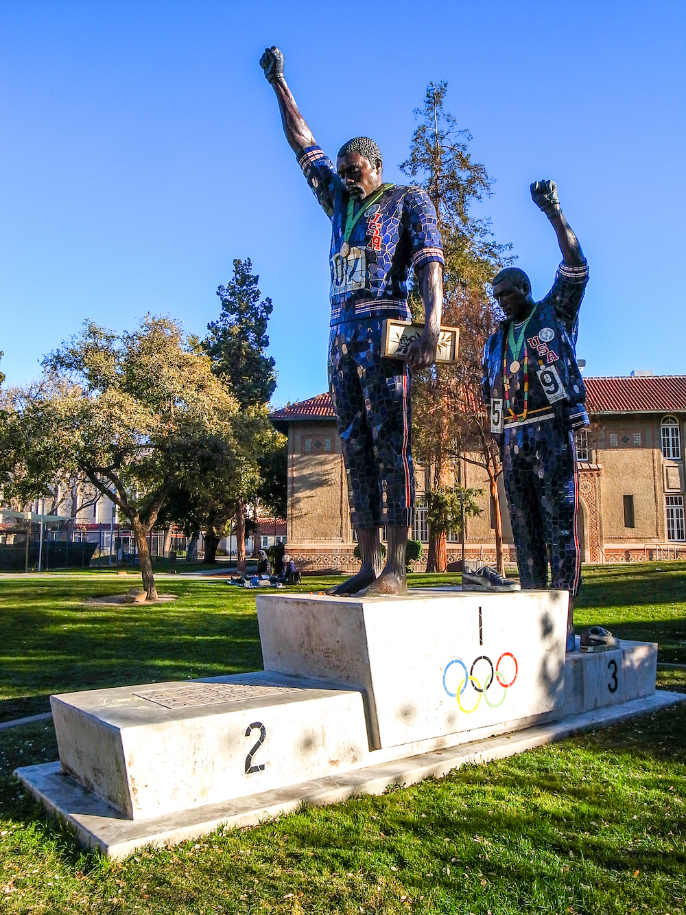 olympic black power statue.