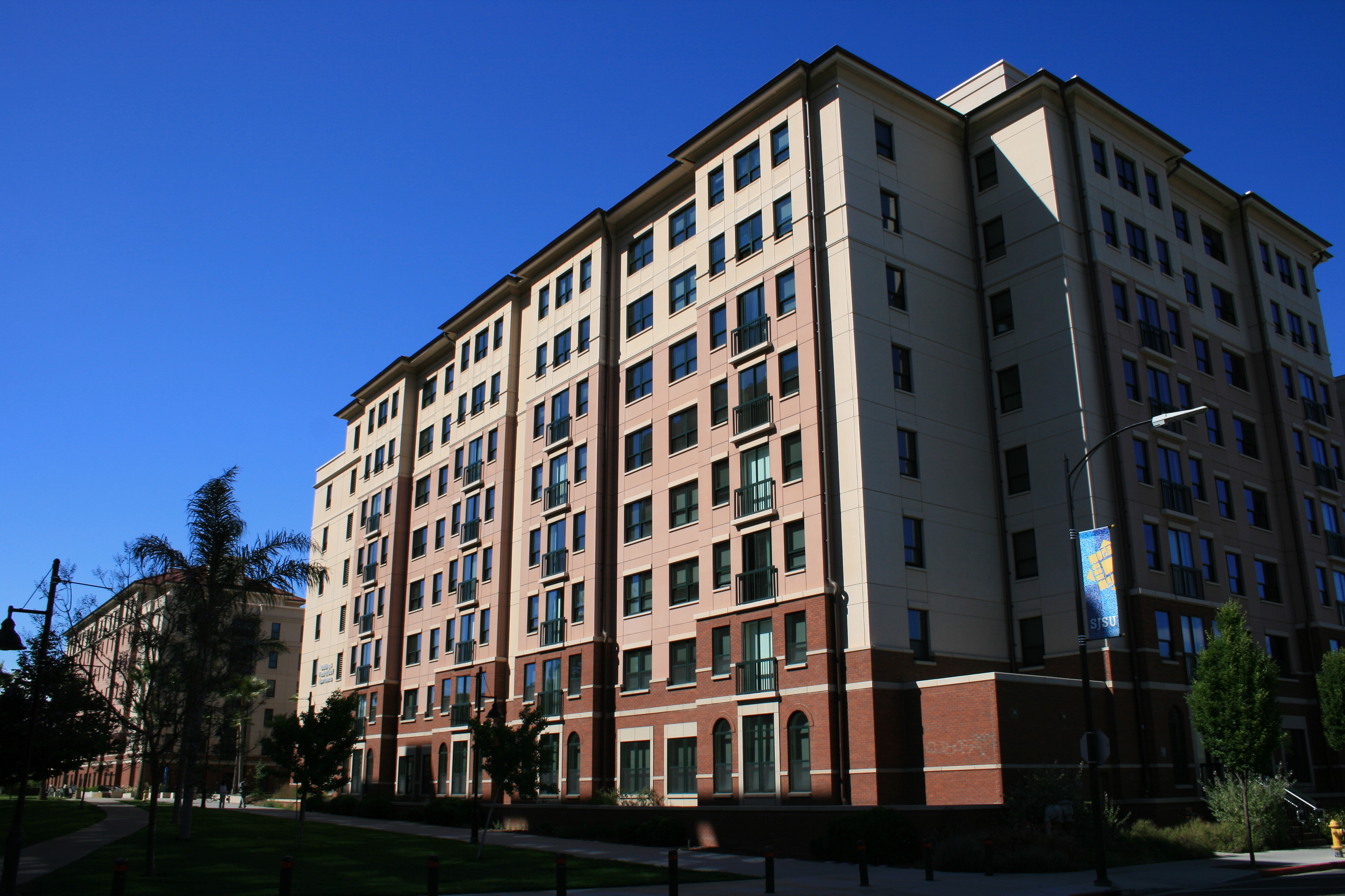 Campus Village A Building Guest Housing exterior view