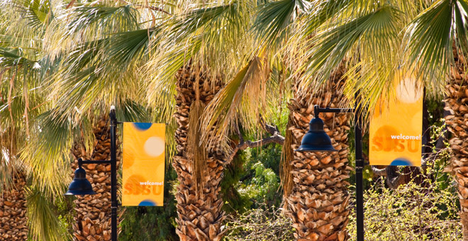 SJSU campus banners