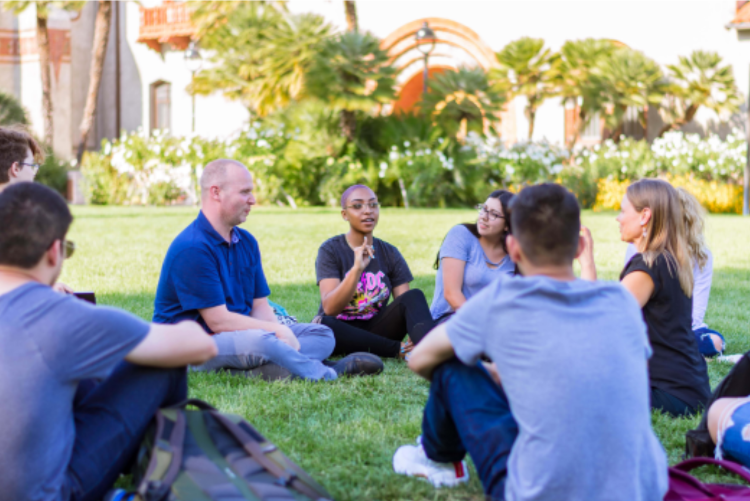 Faculty Everett Smith leading an IEE Community Engagement Event