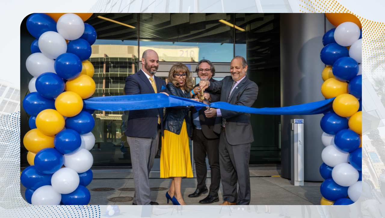 ISB ribbon cutting event, January 2024