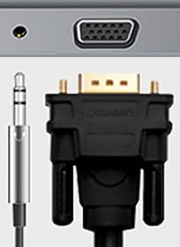 VGA with Audio Connector Port and Cable