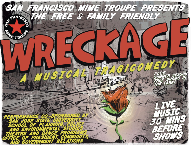 SFMT Wreckage postcard