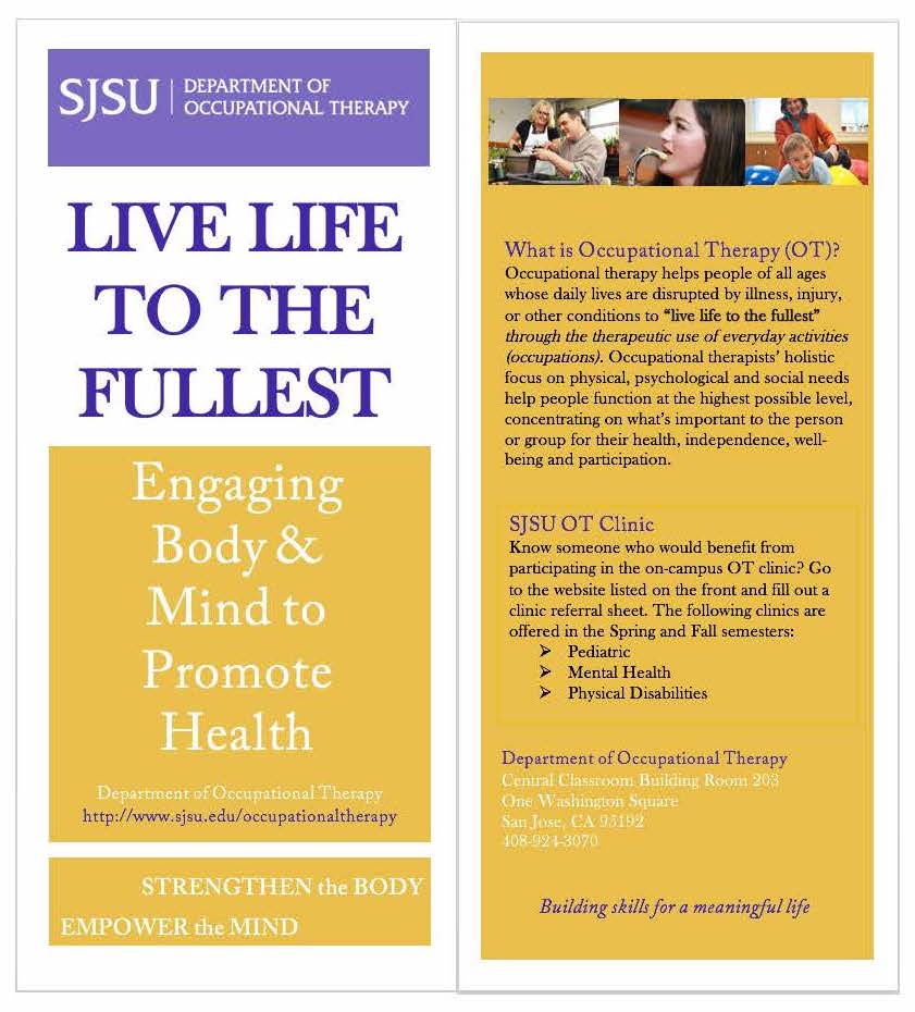 SJSU Clinic flyer