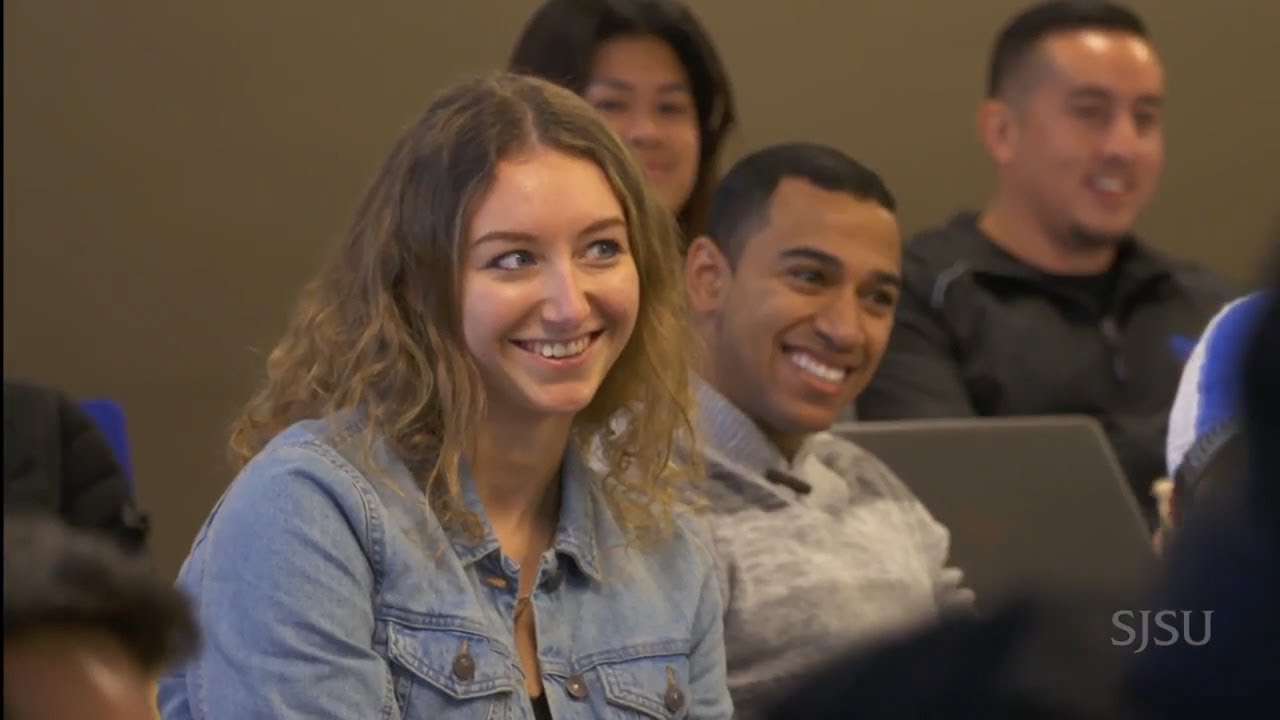 Video thumbnail preview of a smiling university student looking forward