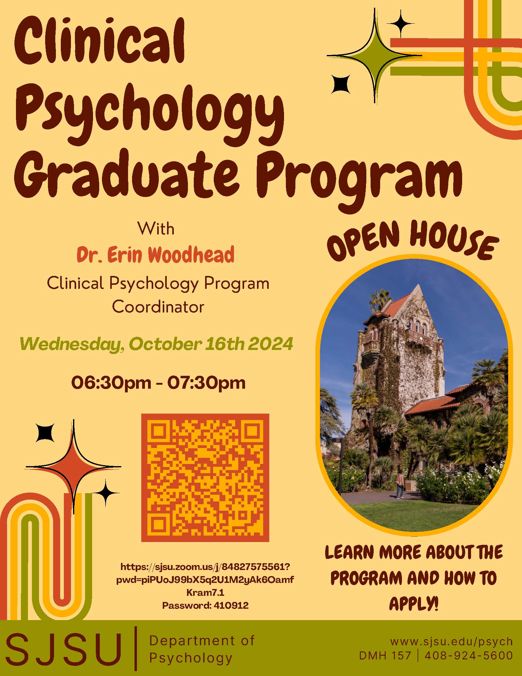 Clinical Open House flyer