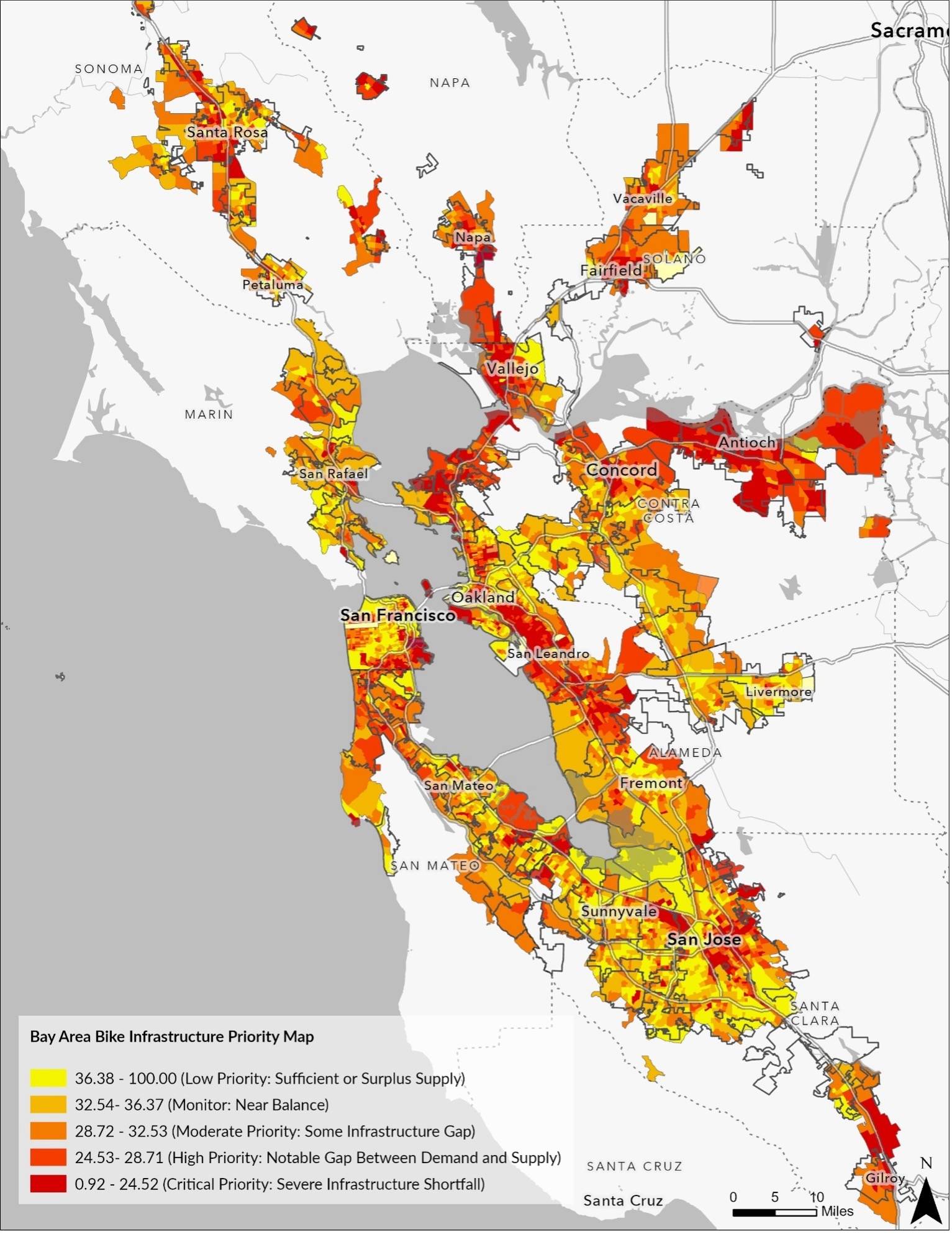 Bike Equity web map