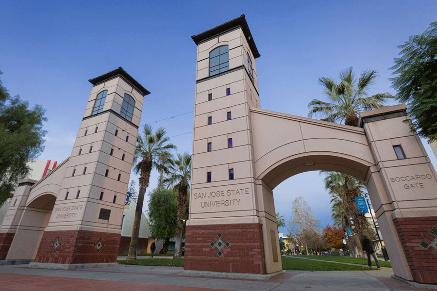 SJSU Boccardo gate photo