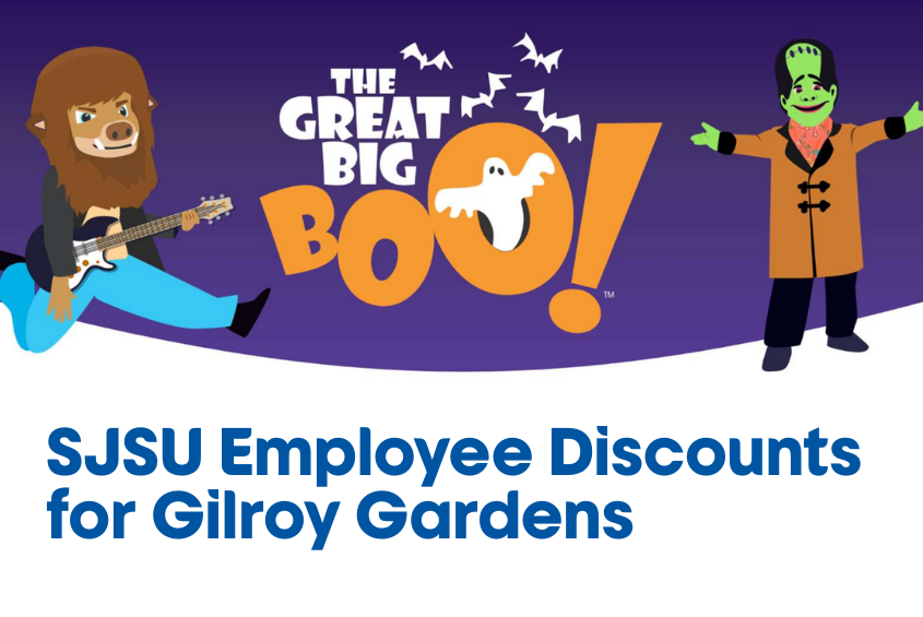 SJSU employee discounts to Gilroy Gardens for Halloween