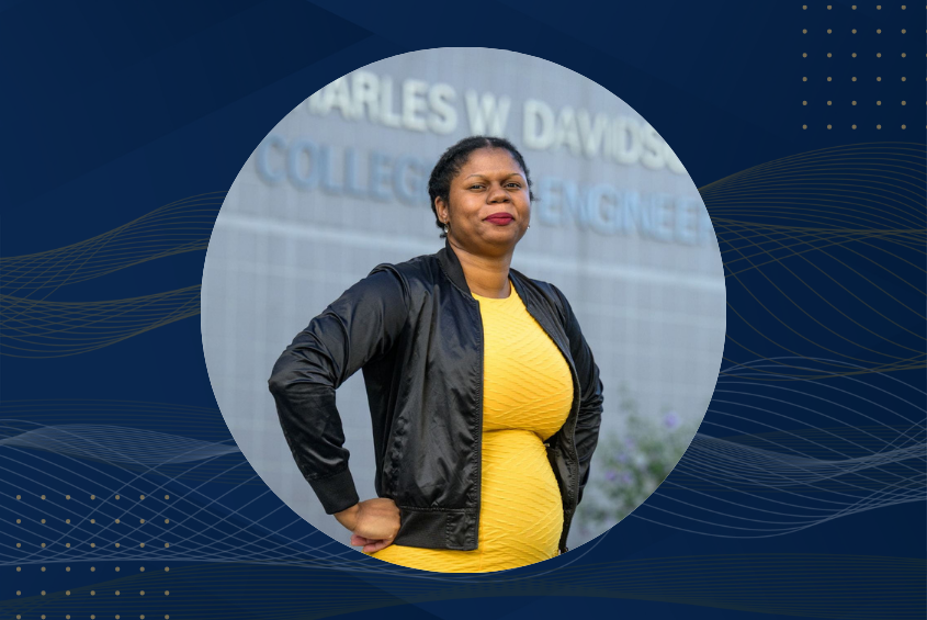 Tanequa Bailey, software engineering. Photo by Robert C. Bain