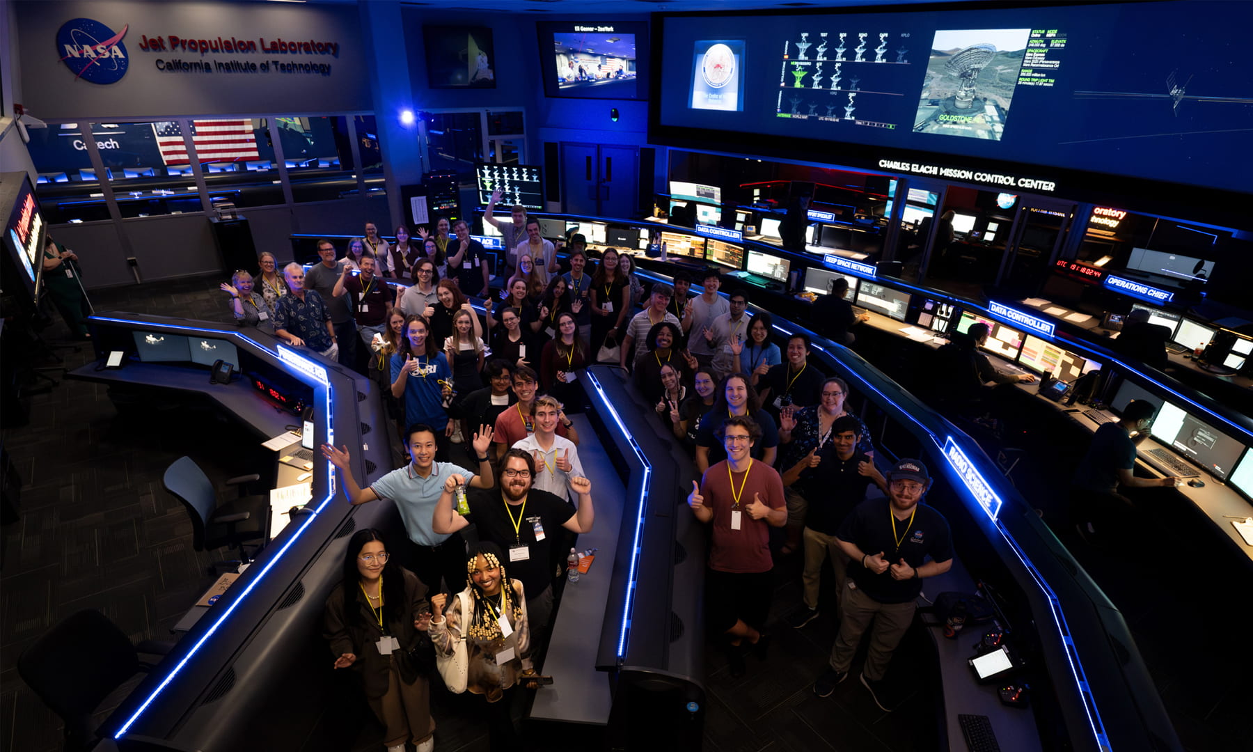 As part of Tyler Yuen’s Europa Clipper internship program, he visted NASA’s Jet Propulsion Laboratory (JPL) in Pasadena with his fellow interns. Photo courtesy of Tyler Yuen.