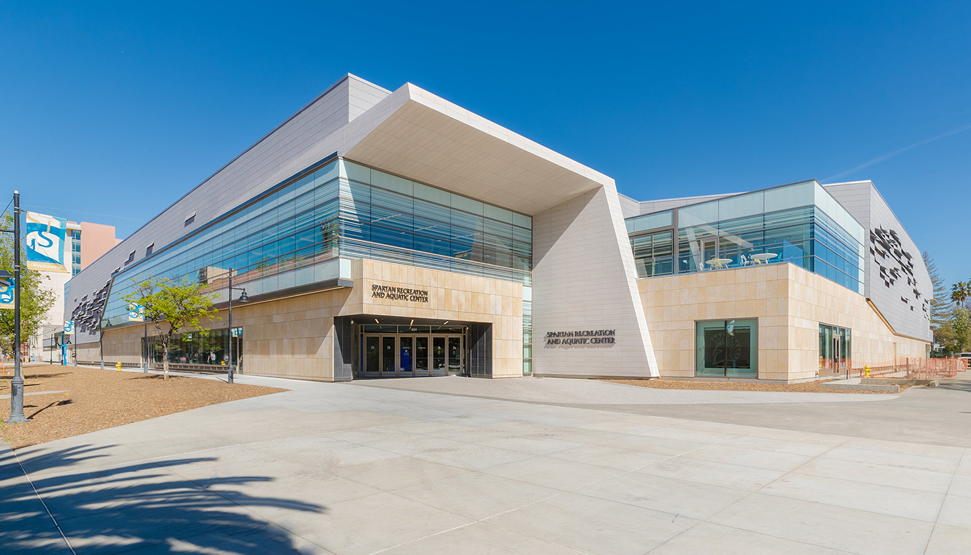 Exterior Image of Spartan Recreation and Aquatic Center.