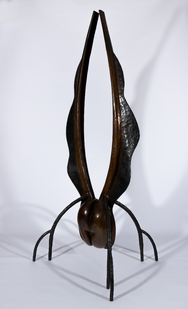 Diana Pumpelly Bates, "Yoni", Bronze, 1989