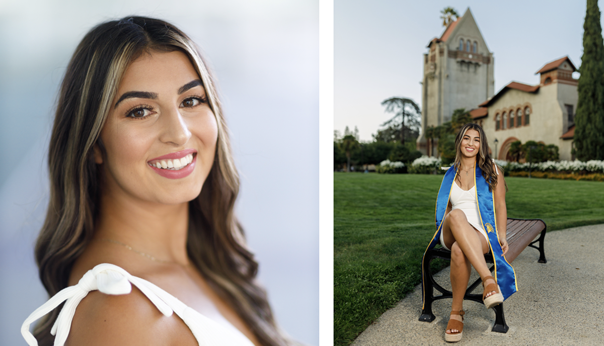 Grad portraits of Natali Montoya.