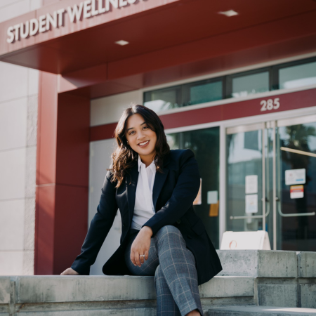 Kamillah Tumakay, Associate Director of Campus Wellness Education at the SJSU Student Wellness Center