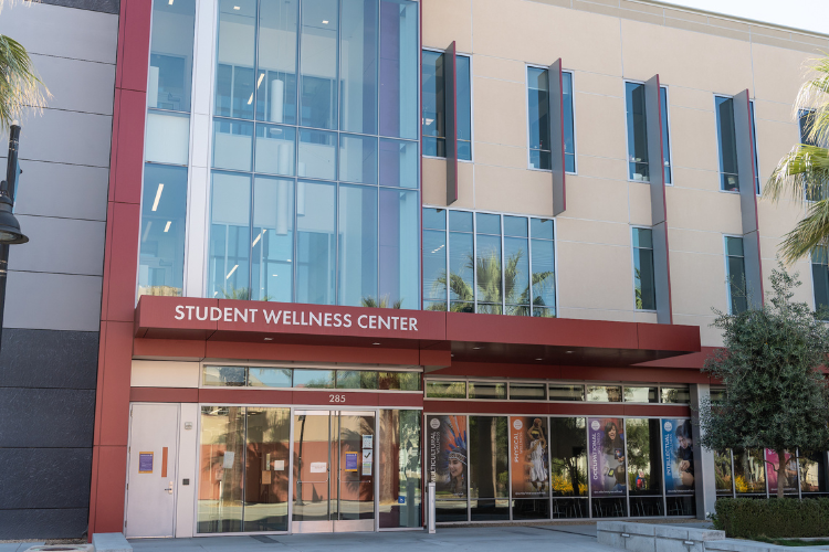 exterior of the Student Wellness Center