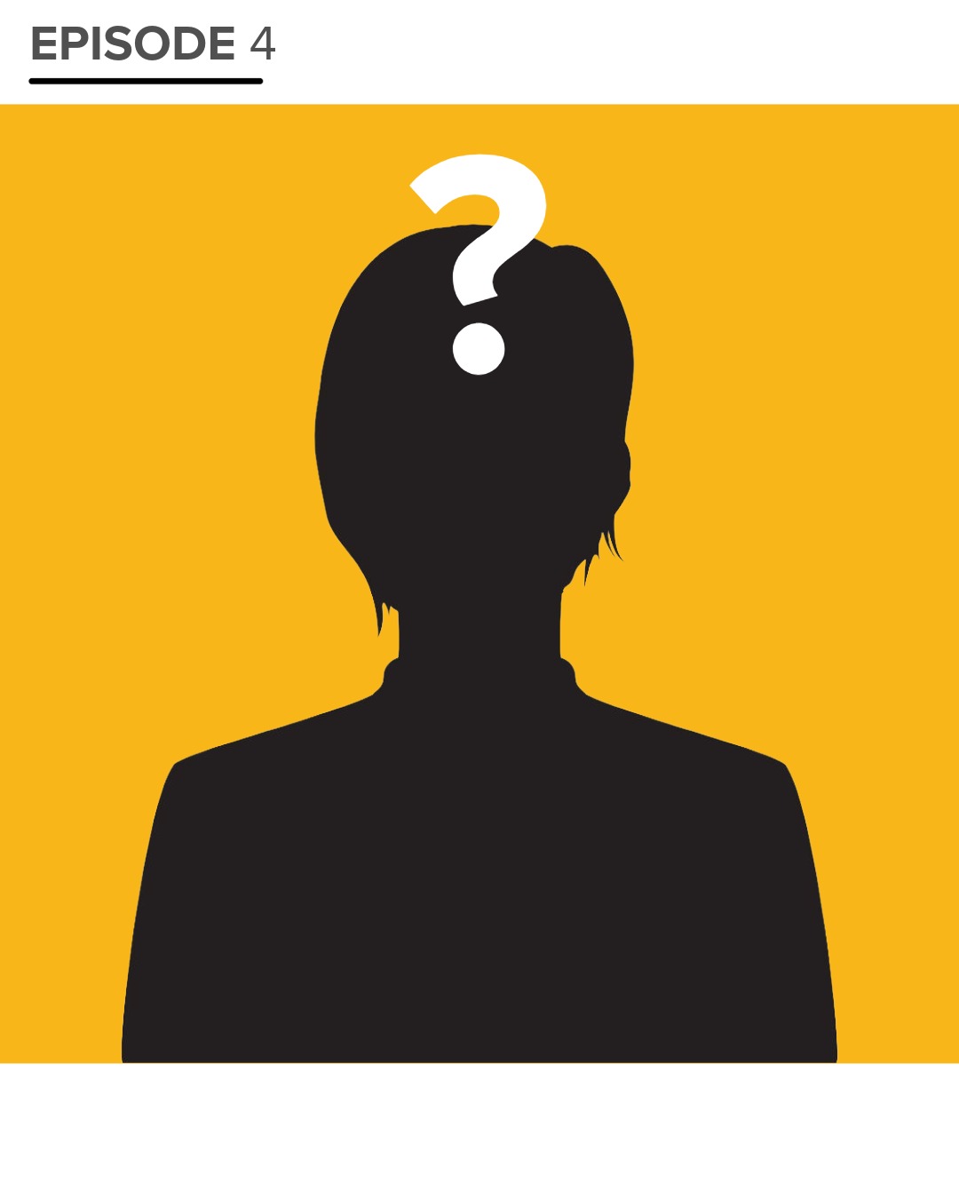 Person outline graphic on plain background